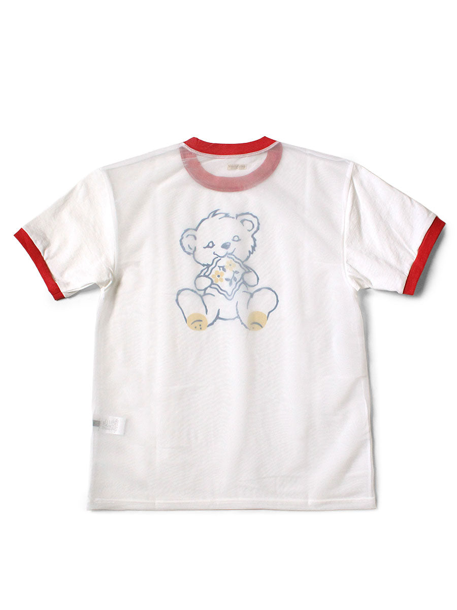 Sheer Jersey × 20/- Jersey Ringer T (PECKISH Little Be...
