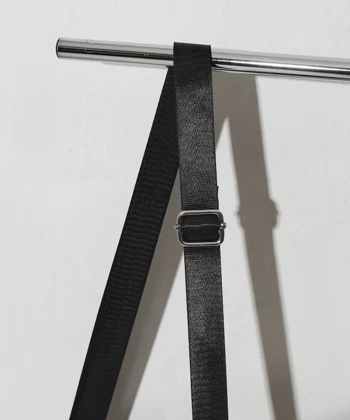 Leather Editor's Flap Shoulder Bag / Leather Editor's Flap Shoulder / Cowhide / Water-repellent Leather