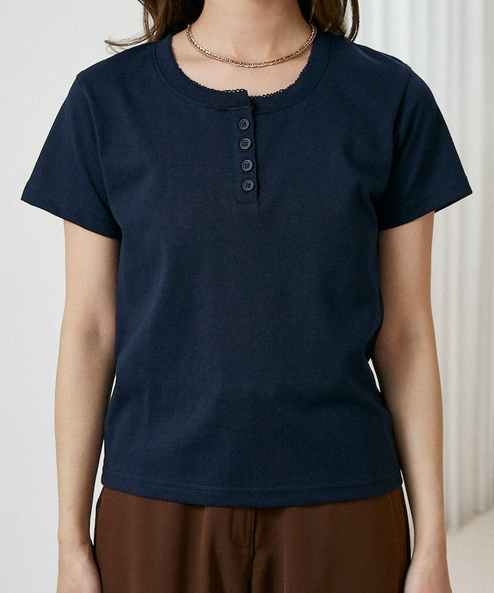 Picot Race Henry Neck T-Shirt Limited Edition