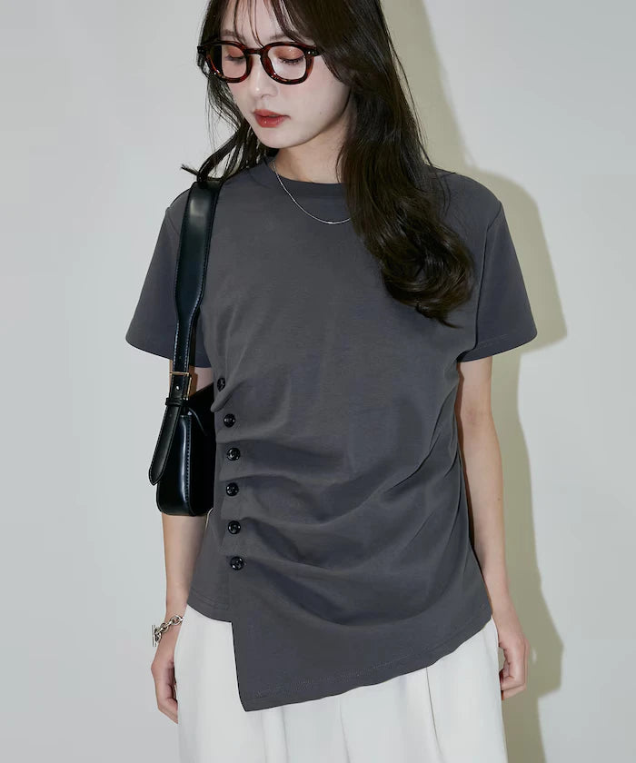 Button Design T-Shirt Limited Edition