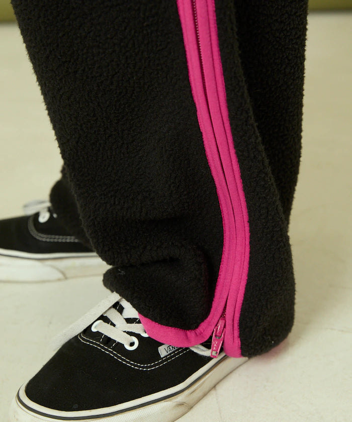 Side Zipper Fleece Pants