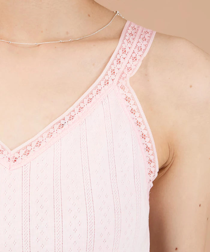 Eyelet Lace V-Neck Camisole