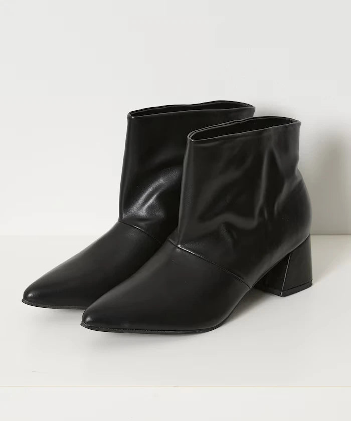 Pointed Toe Short Boots