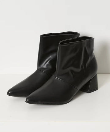 Pointed Toe Short Boots