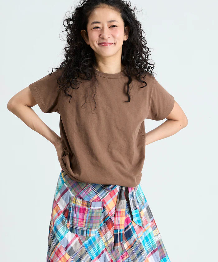 Oil Cut Processing Crew Neck T-Shirt