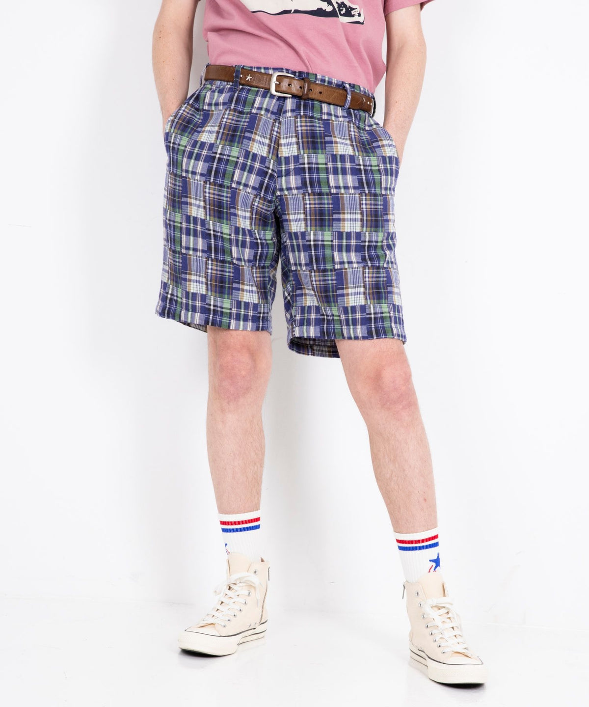 Double Gauze Check Shorts