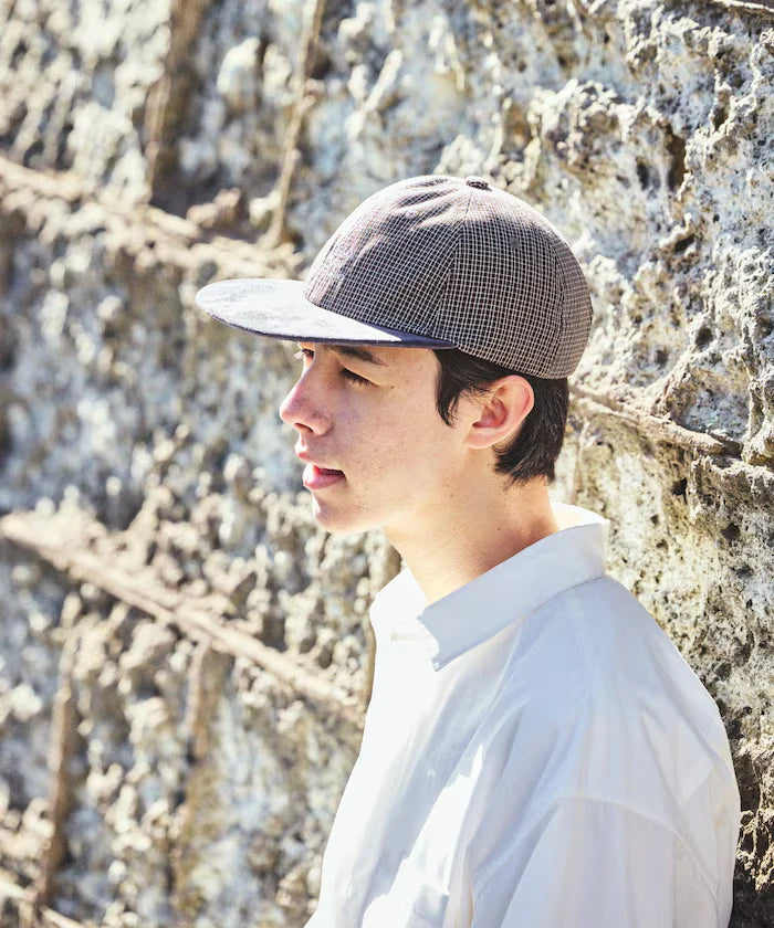 BetterDays Studio × FREAK'S STORE Two-Tone Flat Visor Check Cap