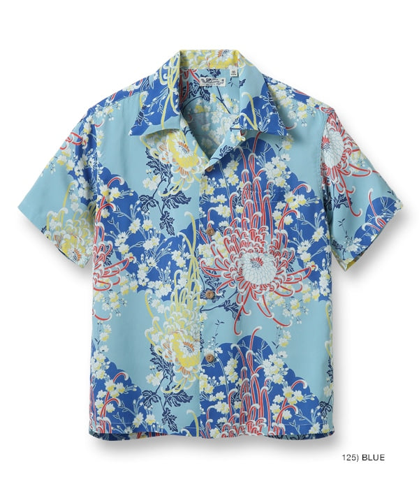 RAYON HAWAIIAN SHIRT “ROYAL FLOWER”