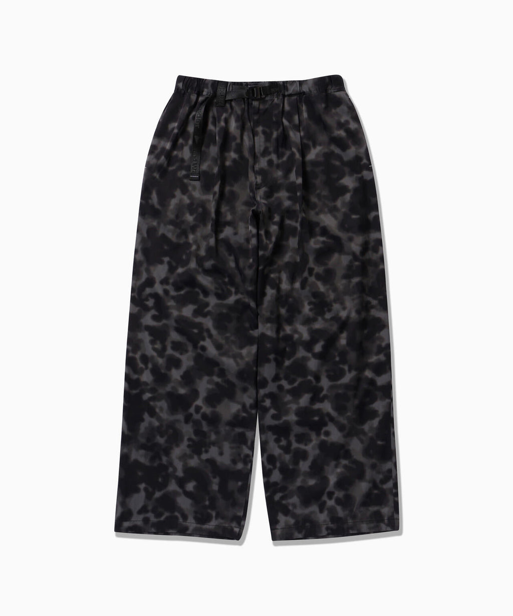 printed satin pants