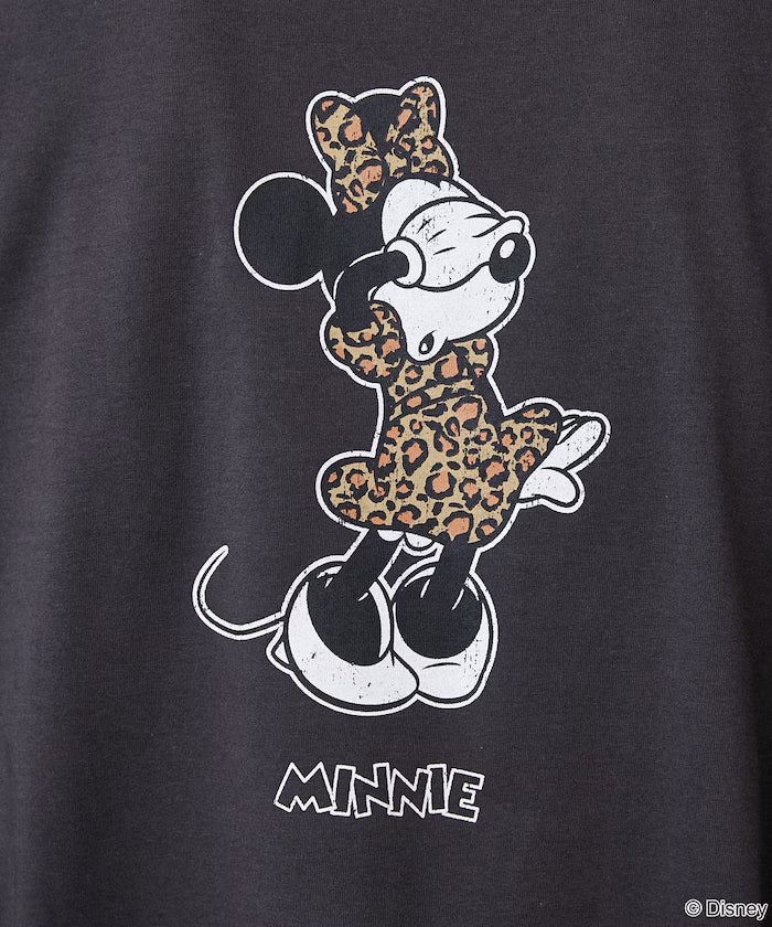 <Functional Material>Mickey Mouse & Minnie Mouse/Face T-Shirt Limited Edition