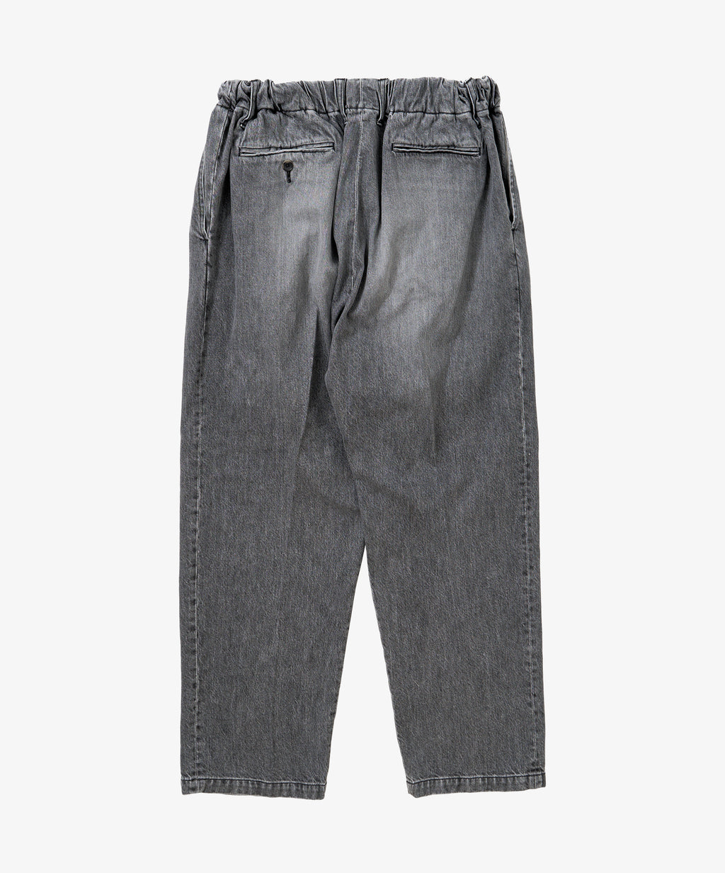 baggy trousers black denim bleached