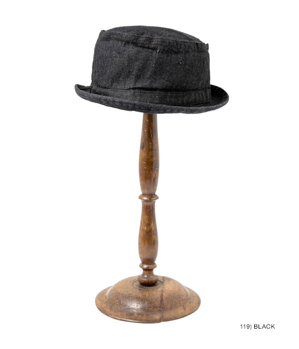 10oz. DENIM PORKPIE HAT
