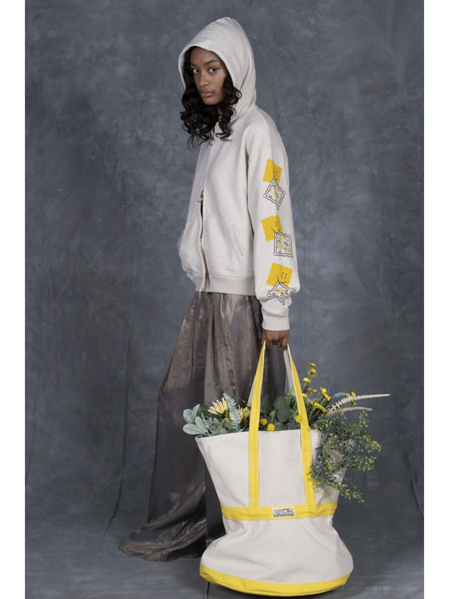 No. 4 Canvas Elephant TOTE BAG_L_
