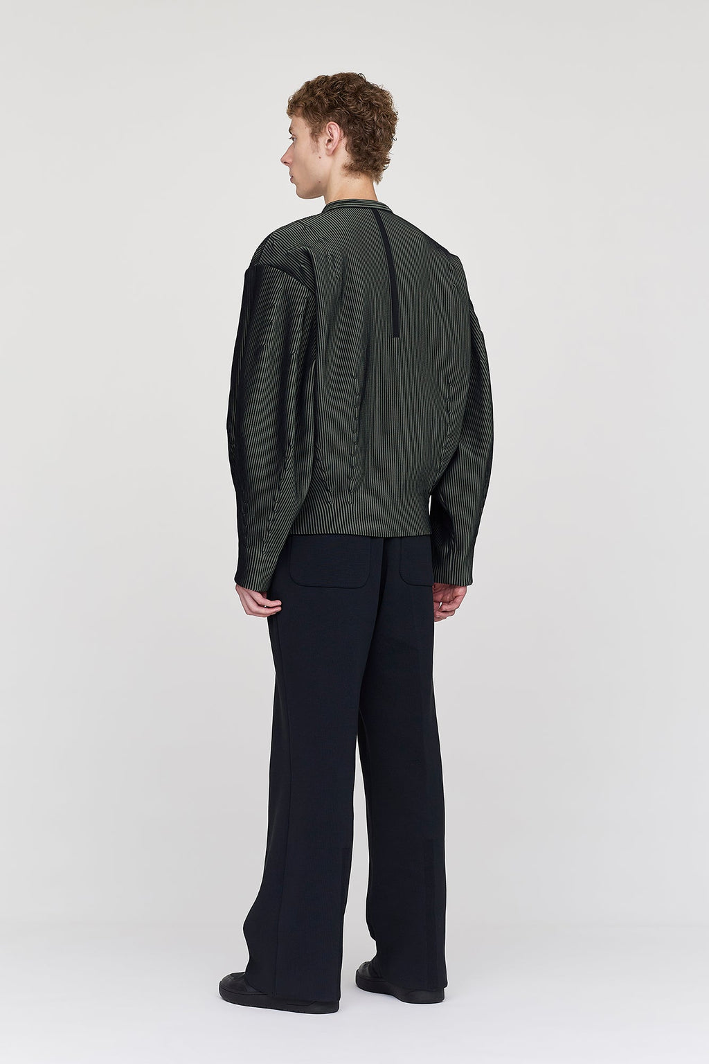 HYPHA STAND COLLAR ZIP BLOUSON