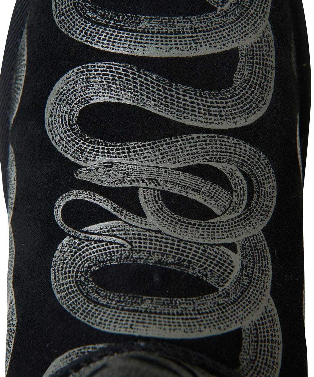 SNAKE LOOP Platform Boots