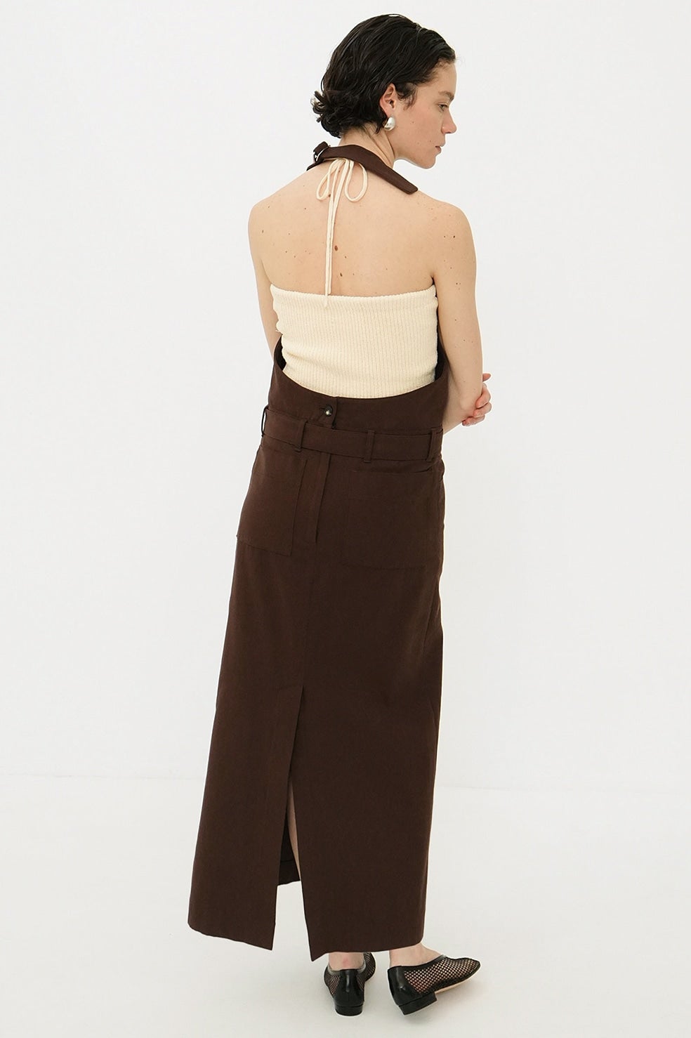 HEATHER COTTON KNIT TUBETOP