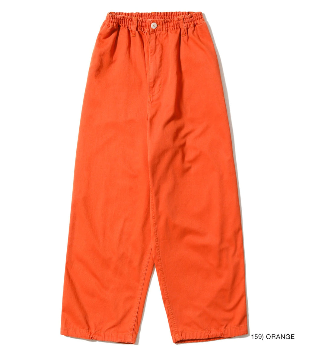 MODUCT COTTON TWILL SCRAB PANTS with STENCIL PRINT AGING MODEL