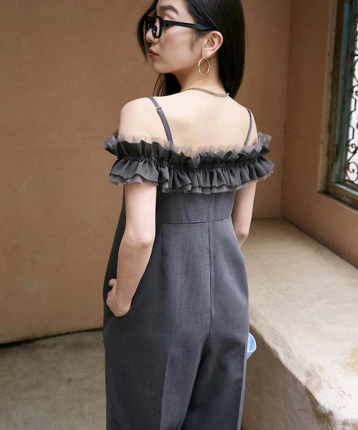 2WAY Tulle Shoulder Salopette Limited Edition