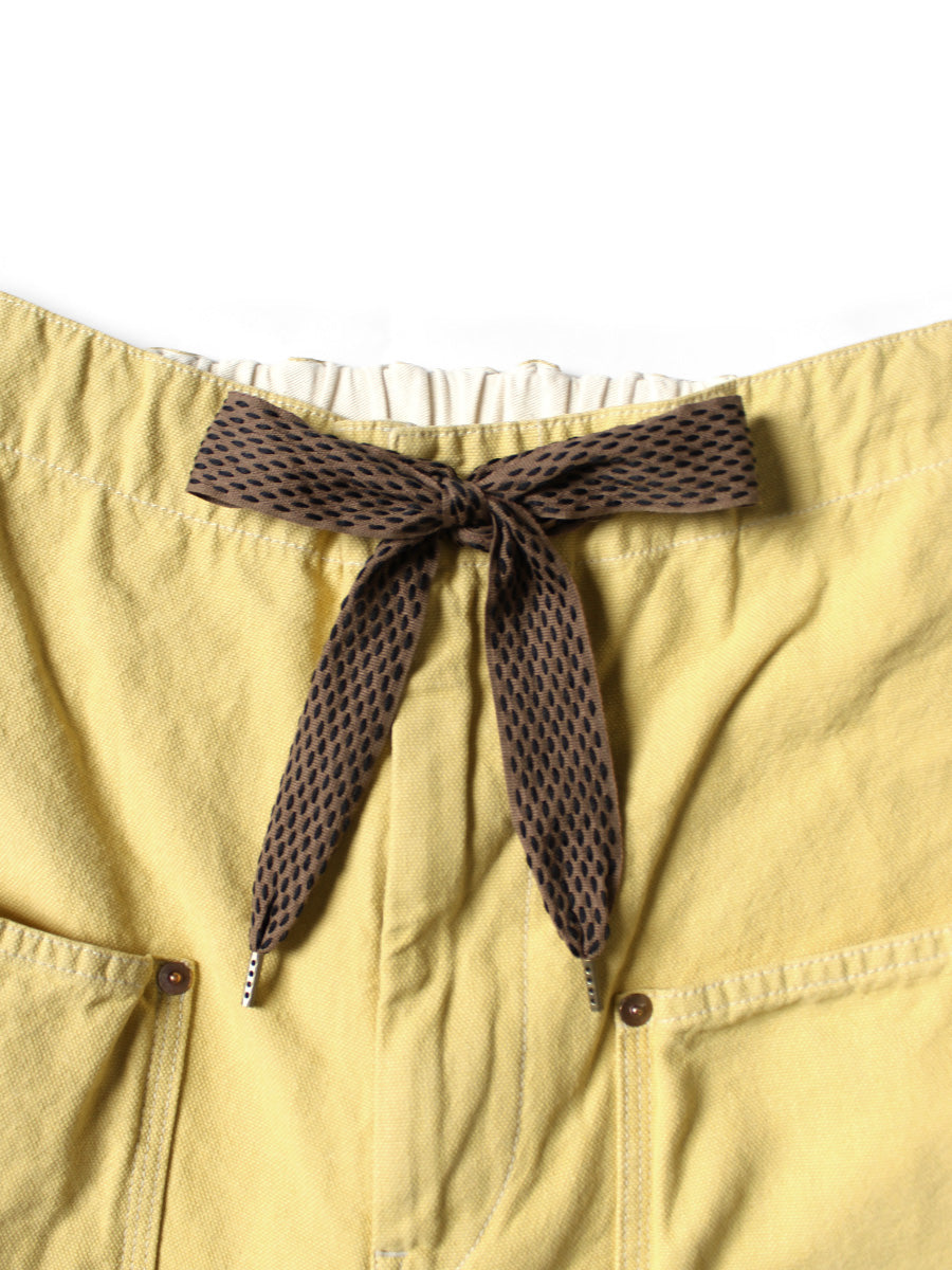 Canvas W Knee Easy Short Pants