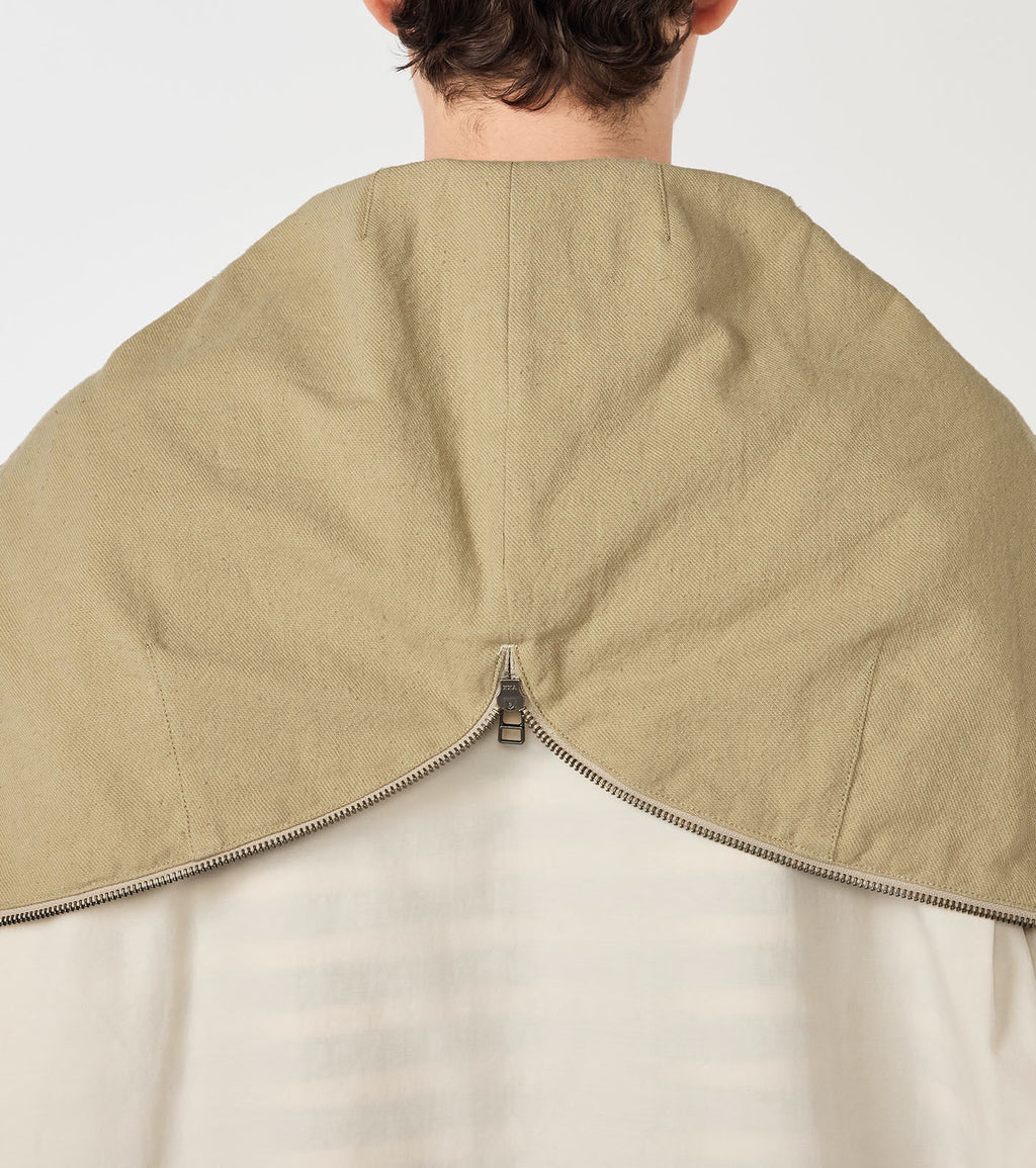 Nylon Twill Hooded Jacket