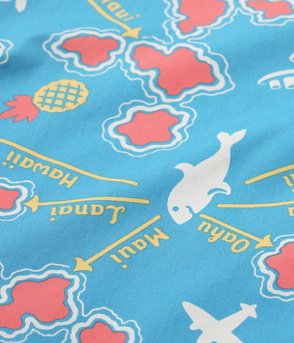 COTTON BROAD OPEN SHIRT “ROUND TRIP”