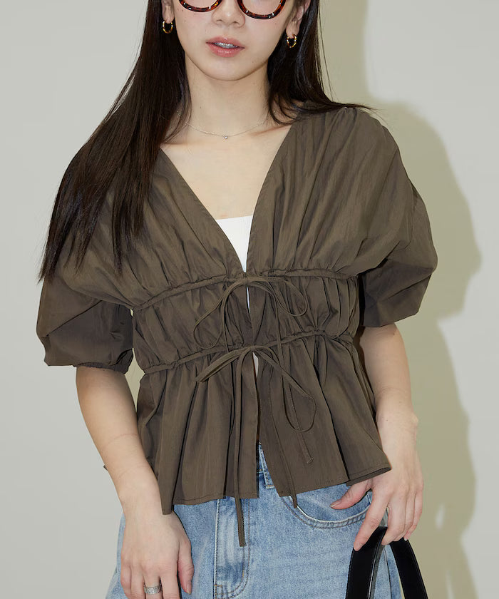 2WAY Shirring Blouse Limited Edition