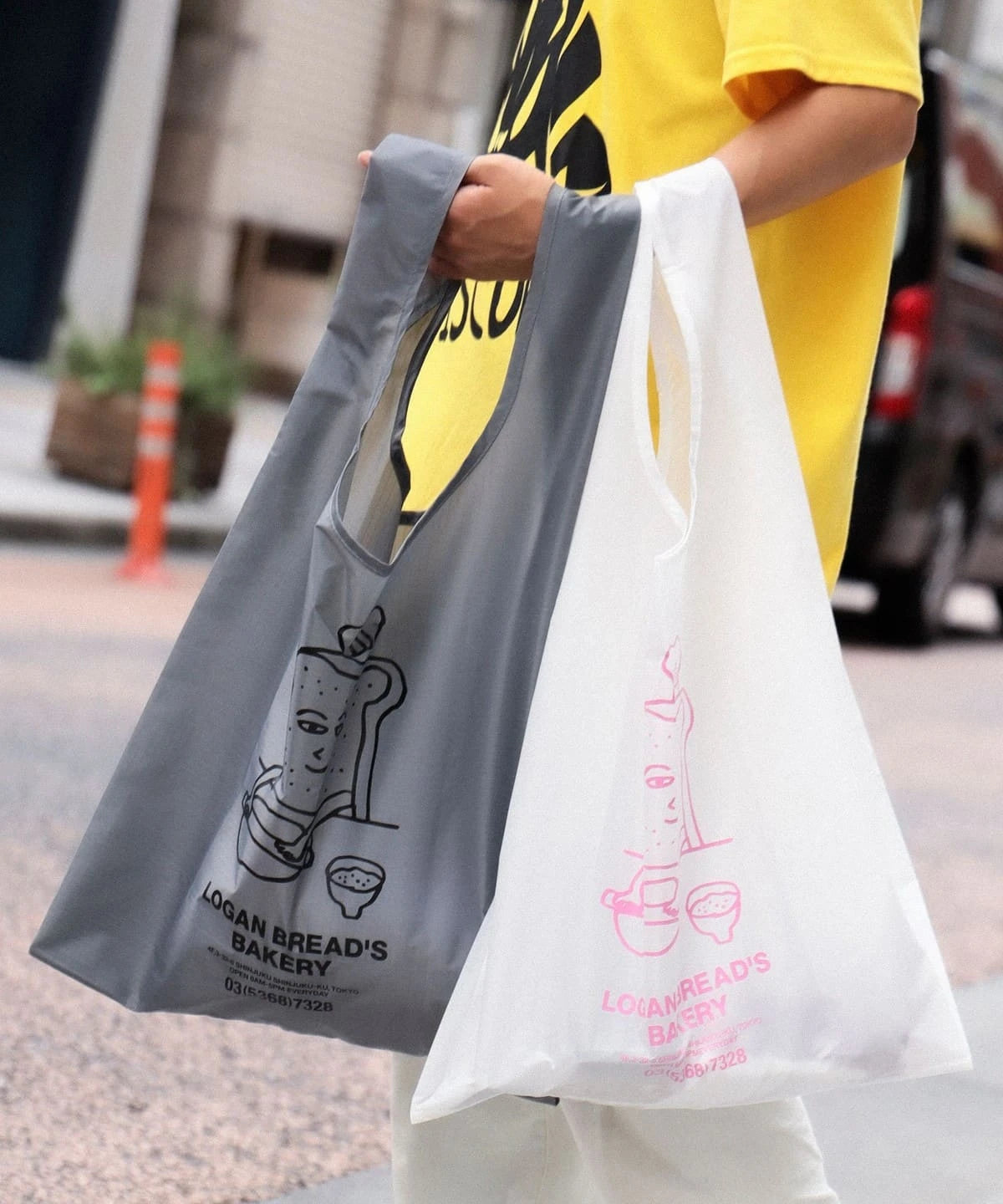 Hongama × Baggu / Logan Bread's Bakery Eco Bag