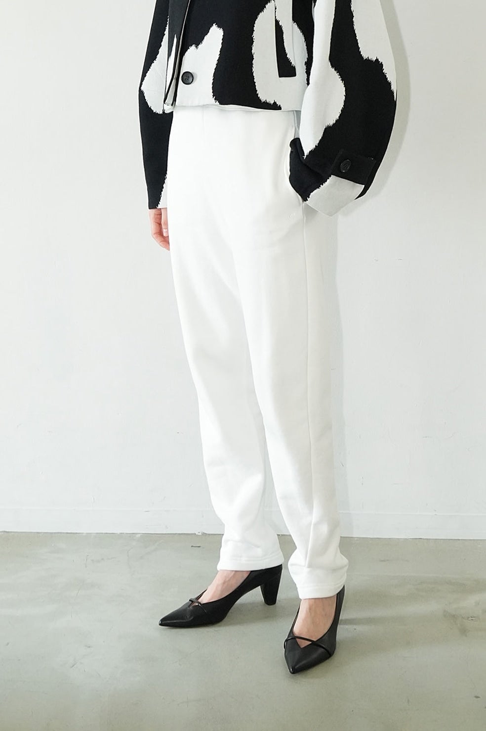 C SWEAT COCOON PANTS