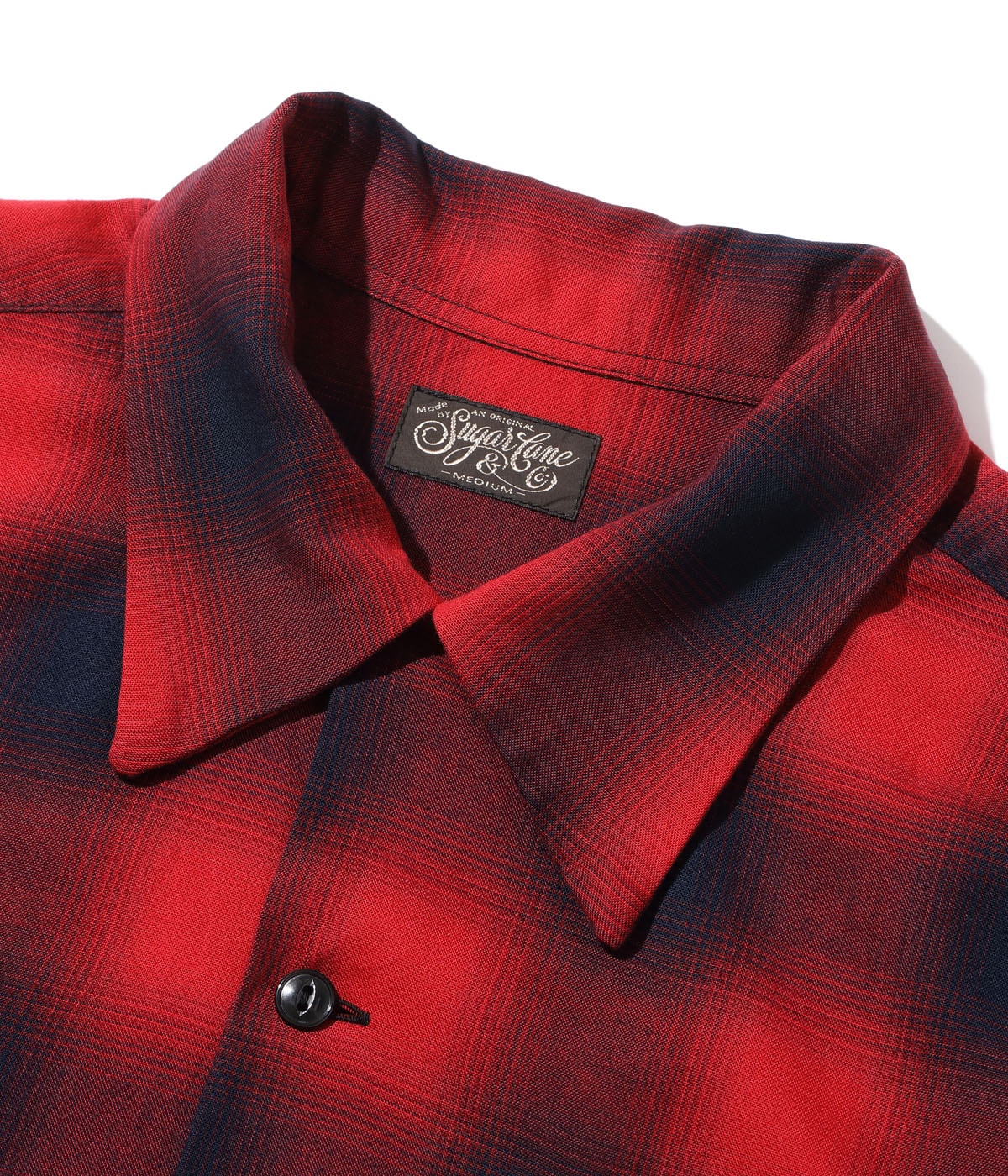 RAYON OMBRE CHECK OPEN SHIRT