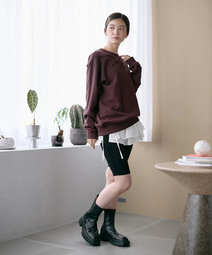 Organic Cotton Multiway Color Sweat / French Terry Sweat / Set Item
