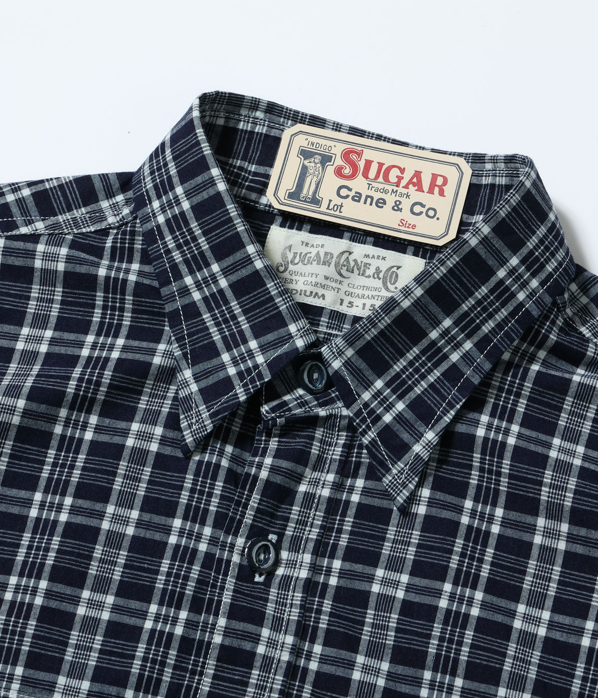 Fiction Romance 4oz. Indigo Check Work Shirt