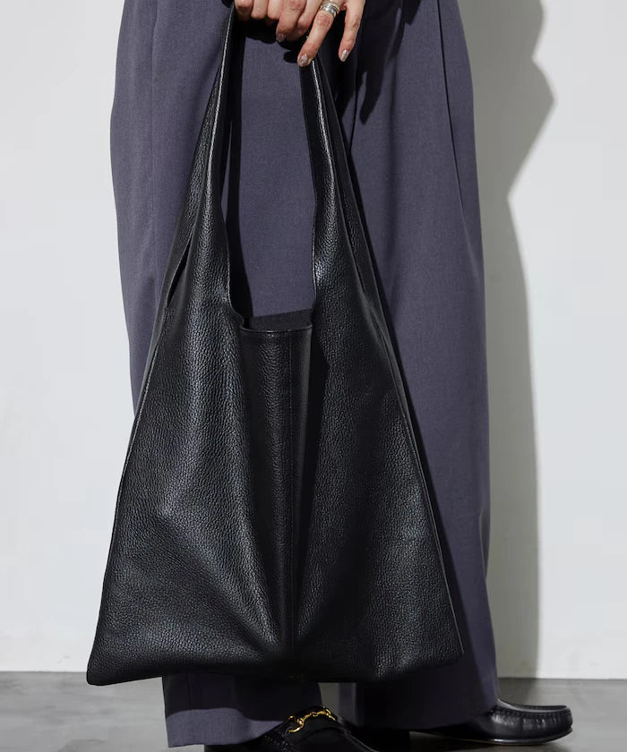 Leather Marche Bag / Leather Marche / Tote Bag / Cowhide / Water-repellent Leather
