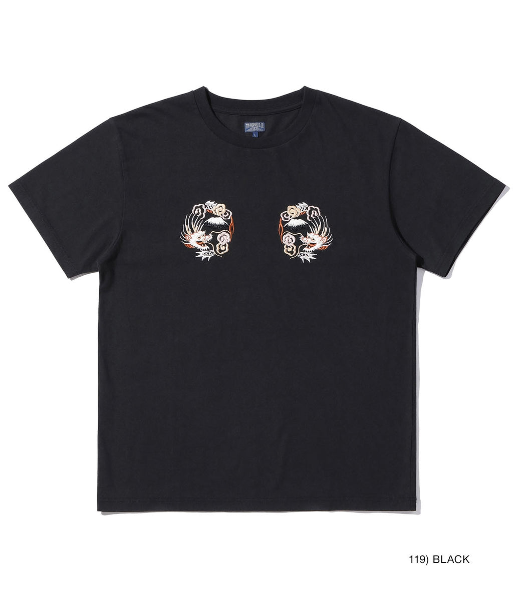 SUKA T-SHIRT EMBROIDERED “RISING DRAGON”