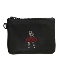 VIXEN Line Embroidered Leather Wallet