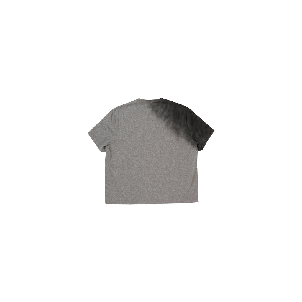 EXHAUST STAINED T-SHIRT : GREY