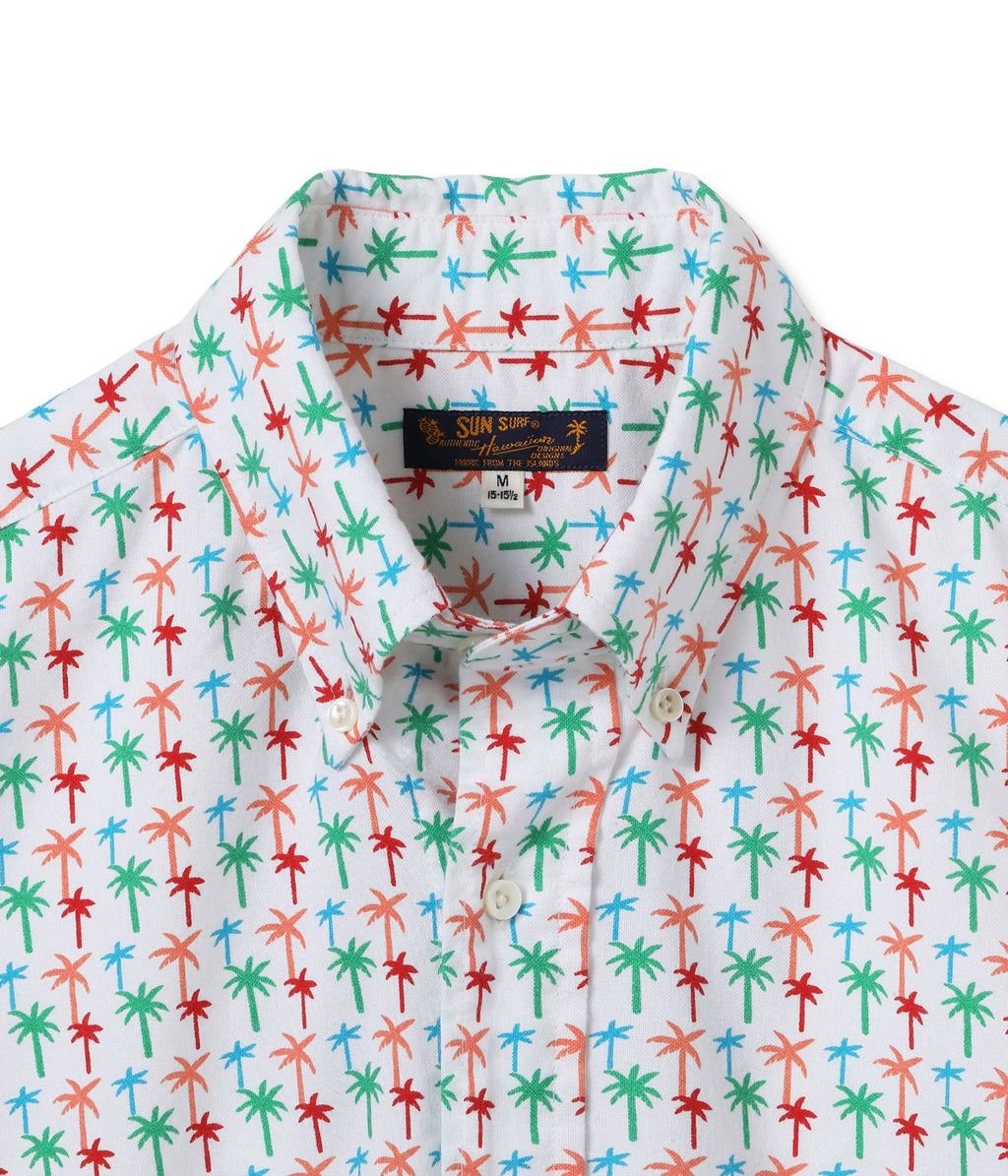 COOLMAX Oxford B.D. Shirt Palm Tree