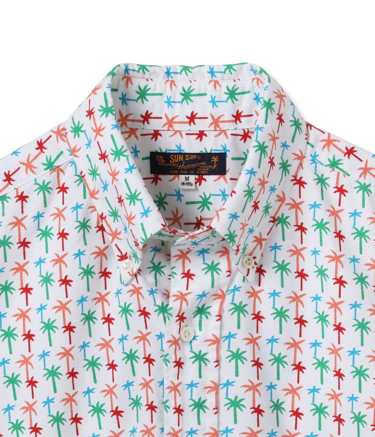COOLMAX Oxford B.D. Shirt Palm Tree