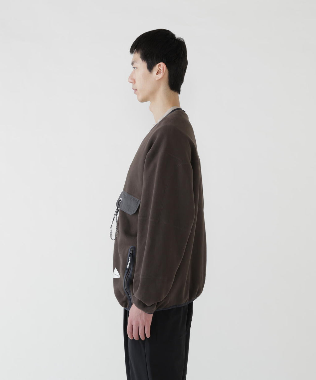 sweat cardigan