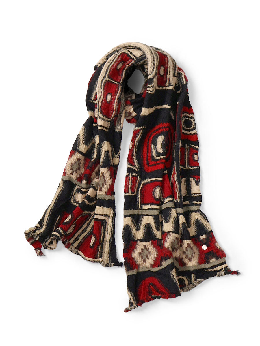 Felting Wool Alaska-Raven HAPPY Scarf