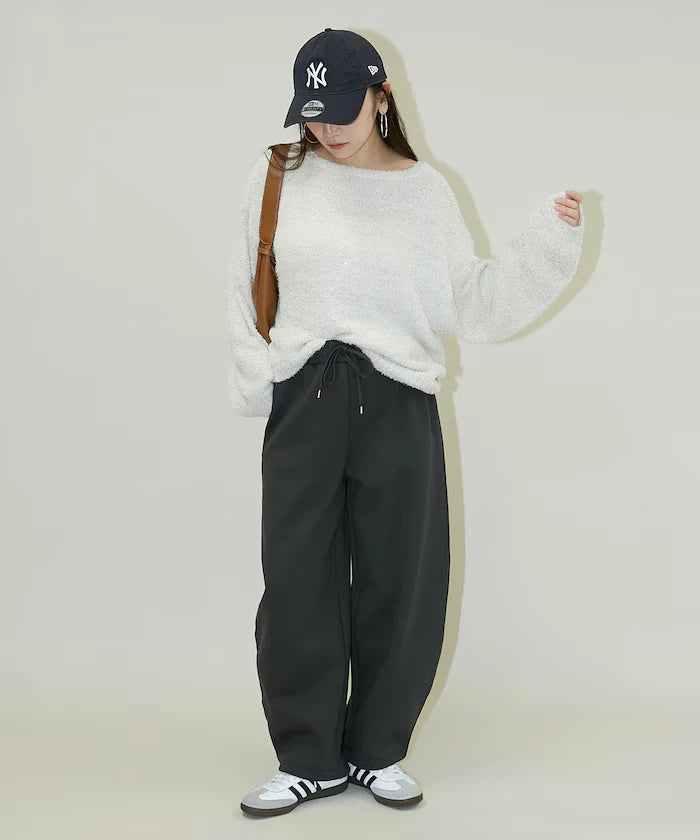Brushed Back Sweat Curve Pants Limited Edition