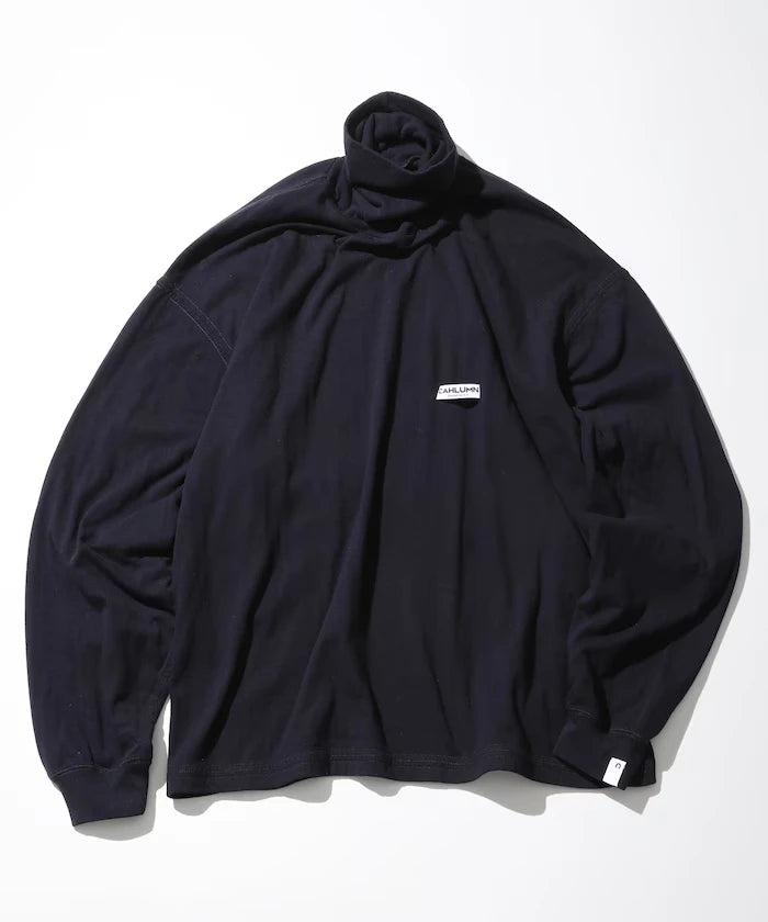 Double Face Cotton Turtleneck Shirt