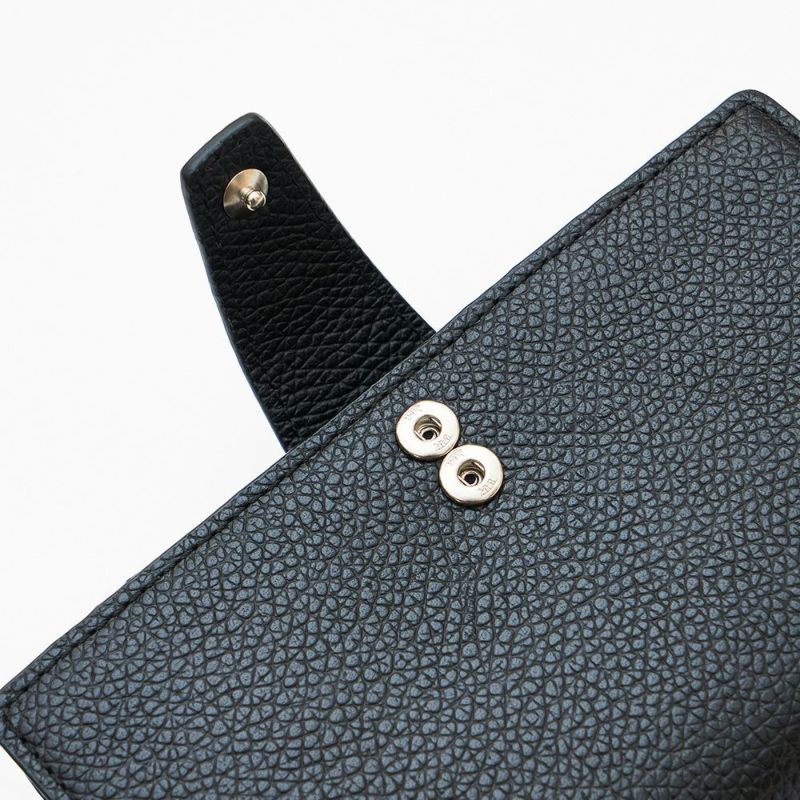 SHRINK LEATHER MOBILE MULTI CASE sizeL/BLACK