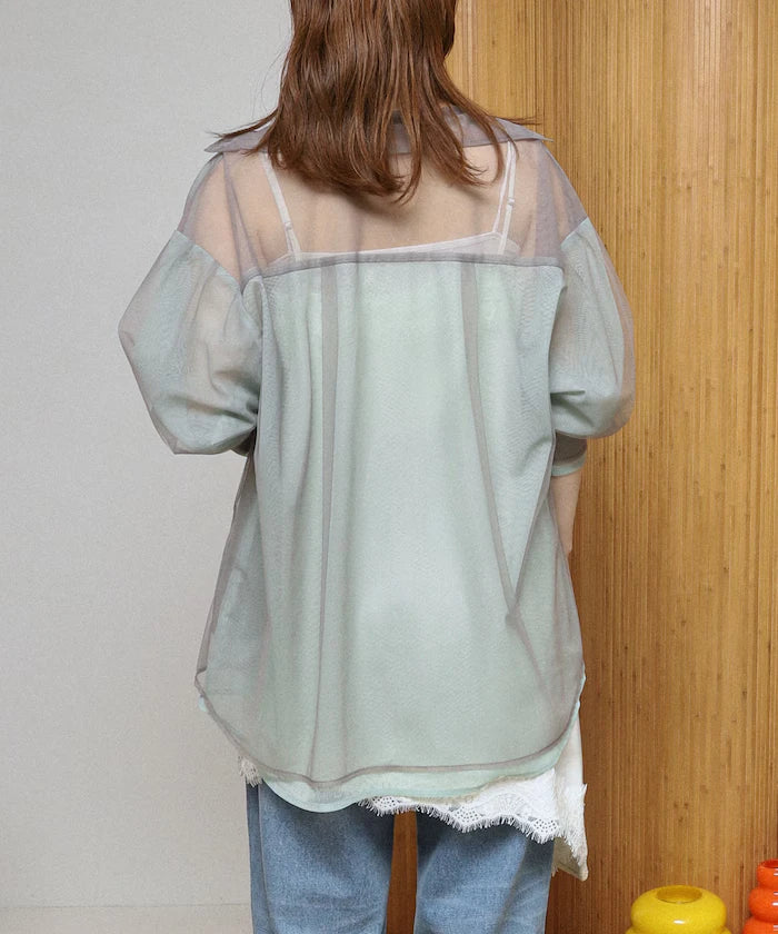 Lace Contrast Vintage Satin Camisole Top