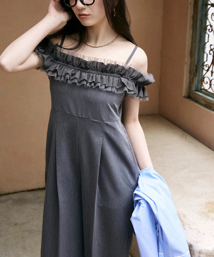 2WAY Tulle Shoulder Salopette Limited Edition