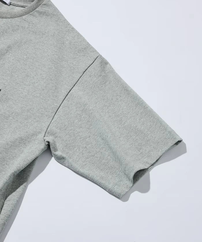 6 Ounce Front Logo Embroidered Crew Neck T-Shirt / One Point Design T-Shirt LEFT CHEST EMBROIDERY PSD