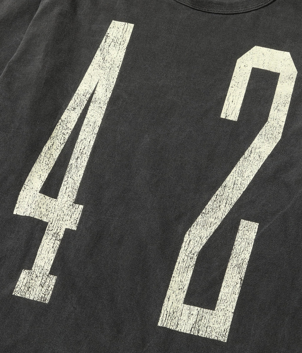 MODUCT PIGMENT DYED “UNLUCKY NUMBER” T-SHIRT (LONG SLEEVE)