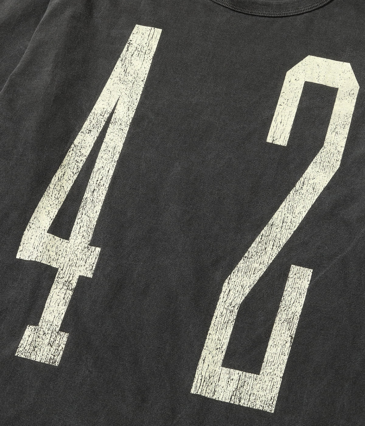 MODUCT PIGMENT DYED “UNLUCKY NUMBER” T-SHIRT (LONG SLEEVE)