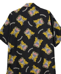 Levitated Girl Open Collar Shirt