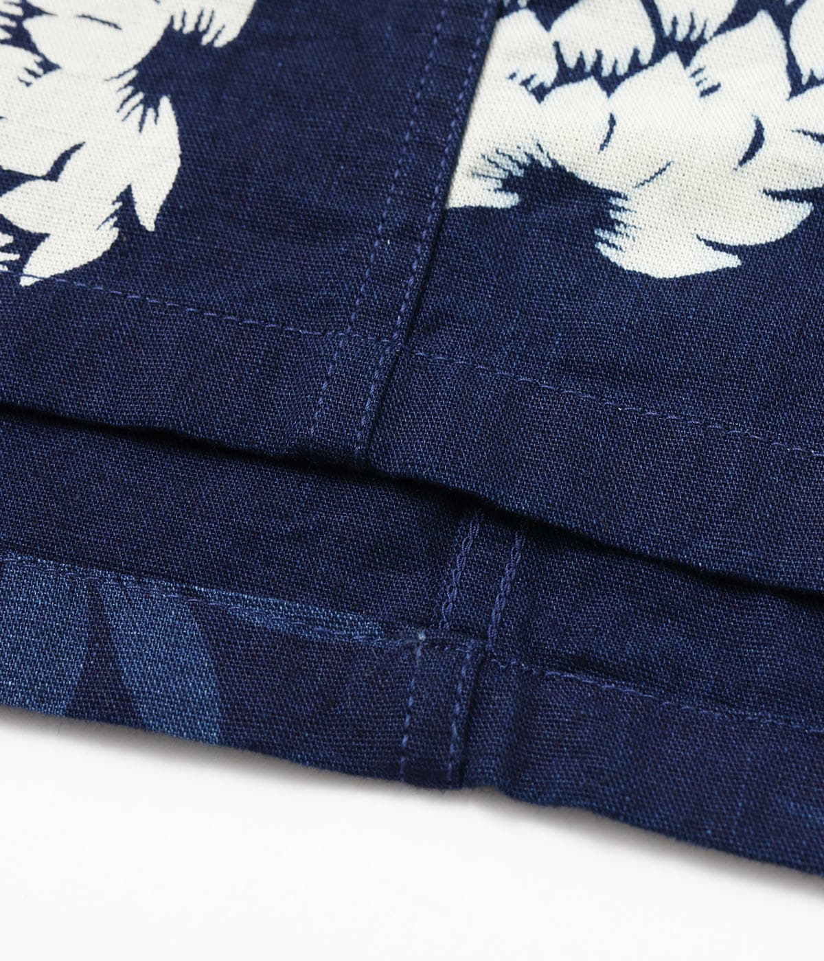 Duke Kahanamoku Indigo Cotton Hawaiian Shirt Duke's Pineapple