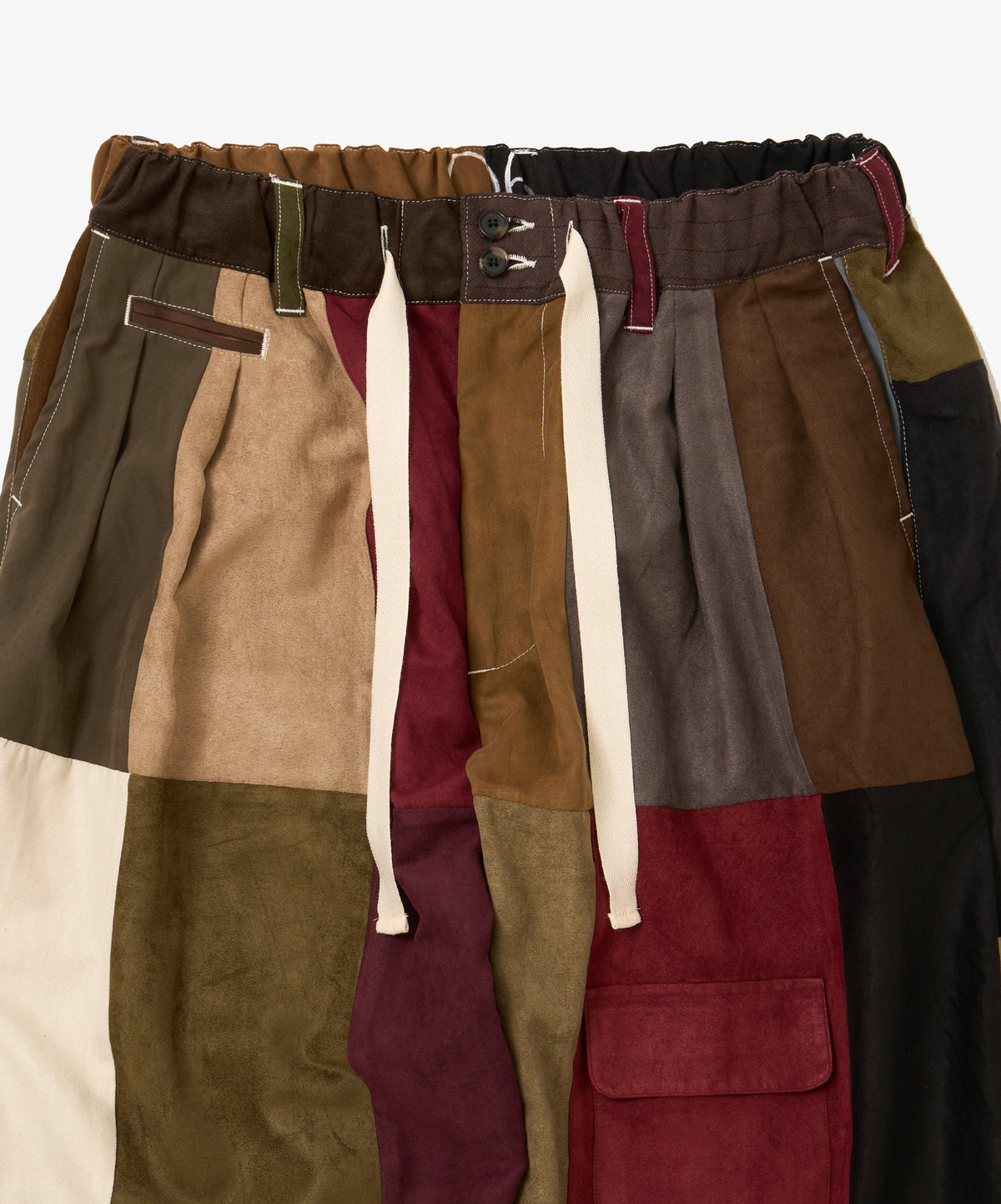 hakama pants faux suede six